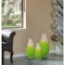 Uniquewise Contemporary Bamboo Floor Flower Vase Tear Drop Design for Dining, Living, Entryway, Green, PK 3 QI004271.3 - alternate 5